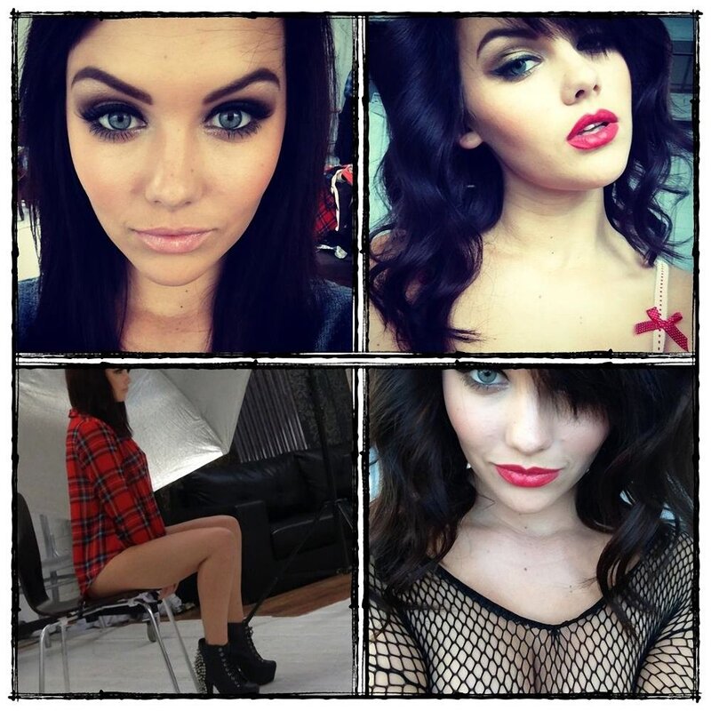 woman in various outfits