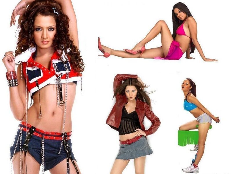 woman in various outfits