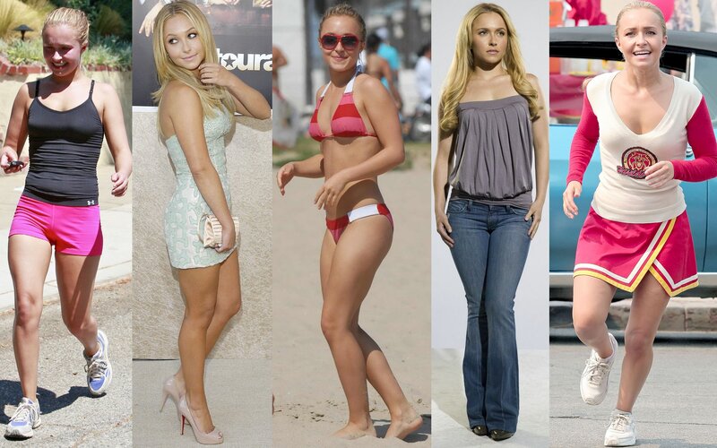 Woman in Various Outfits — Pink