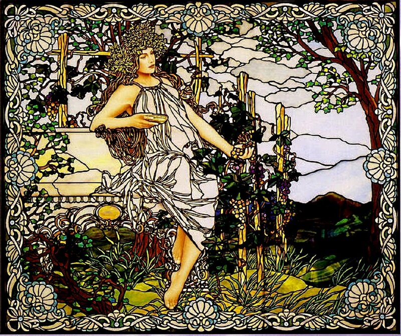 Woman in Vineyard