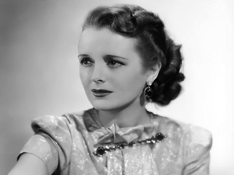 Woman in Vintage Dress — Black, Dramatic