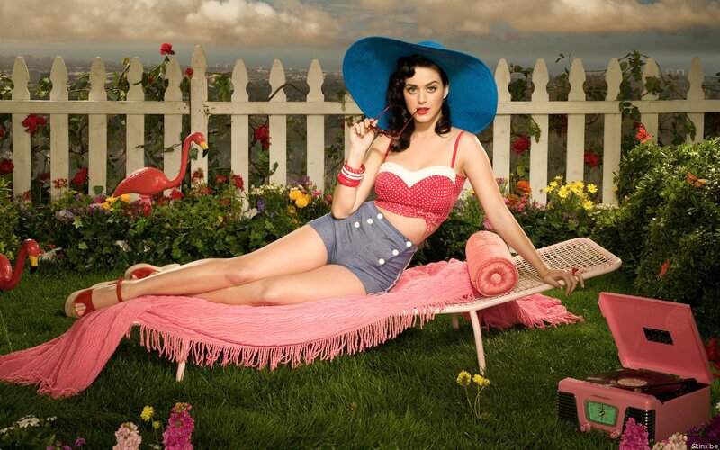 Woman in vintage garden setting