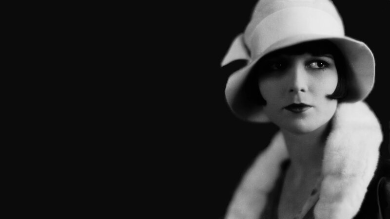 woman in vintage hat portrait