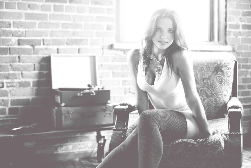 woman in vintage setting