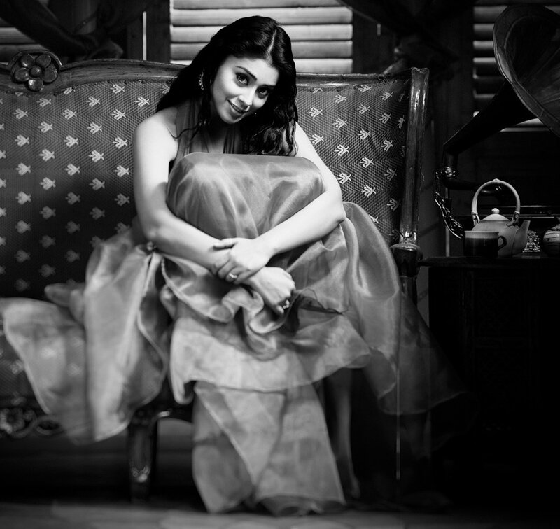 woman in vintage setting