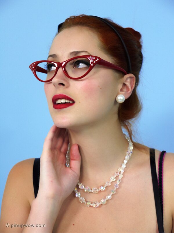 Woman in vintage style