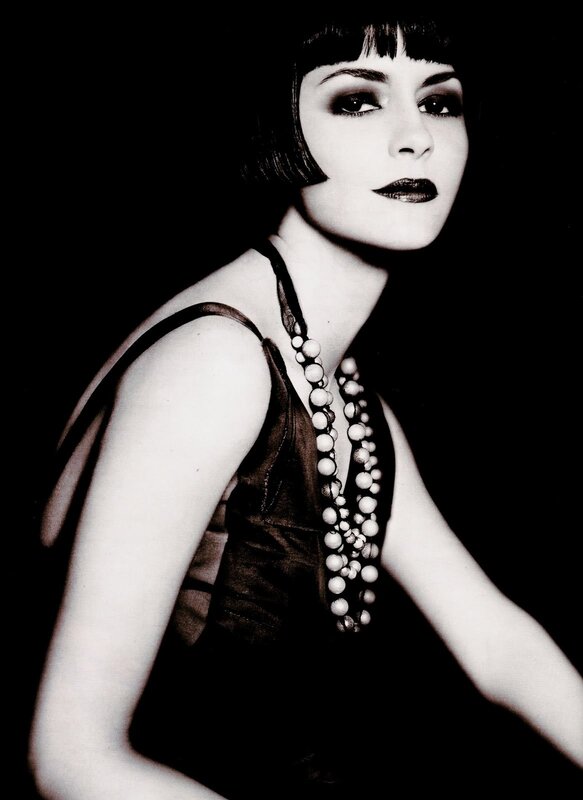 woman in vintage style