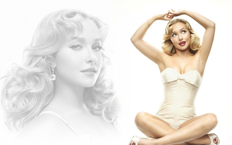 woman in vintage-style bodysuit