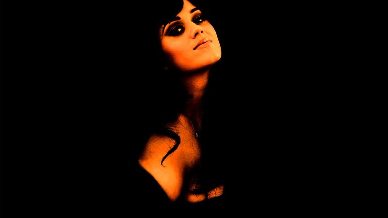 woman in warm light