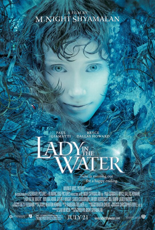Woman in Water — Blue, Dramatic, Illustration, Hair