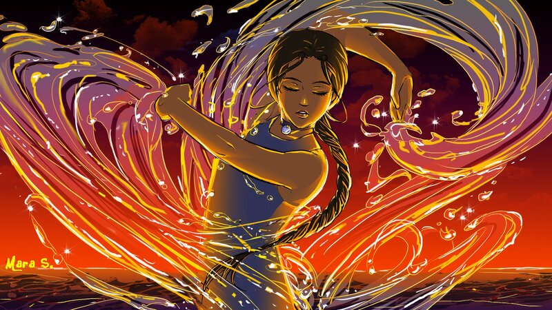 Woman in Water Dance