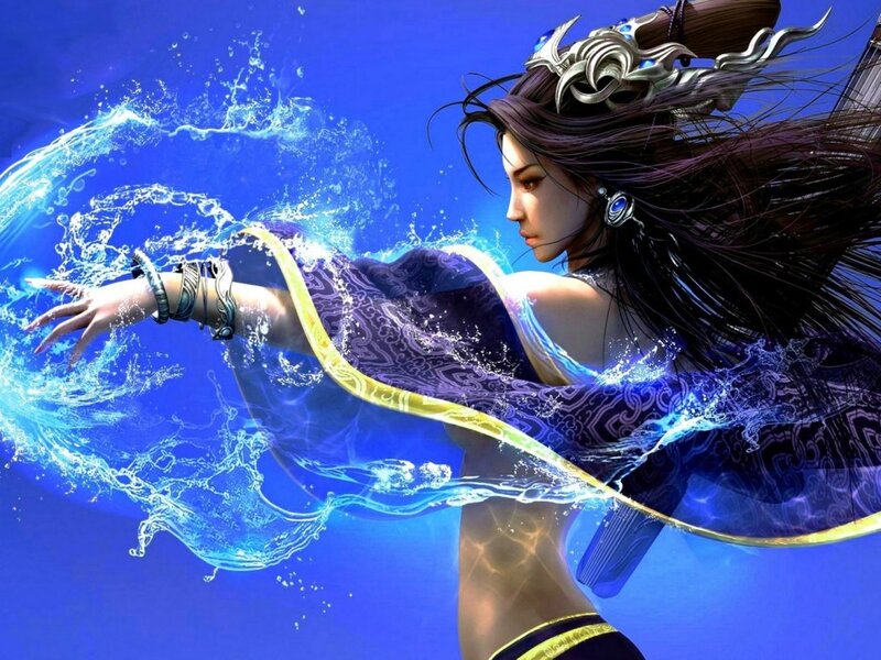 Woman in Water Magic