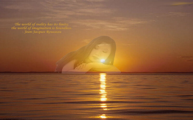 Woman in Water — Orange