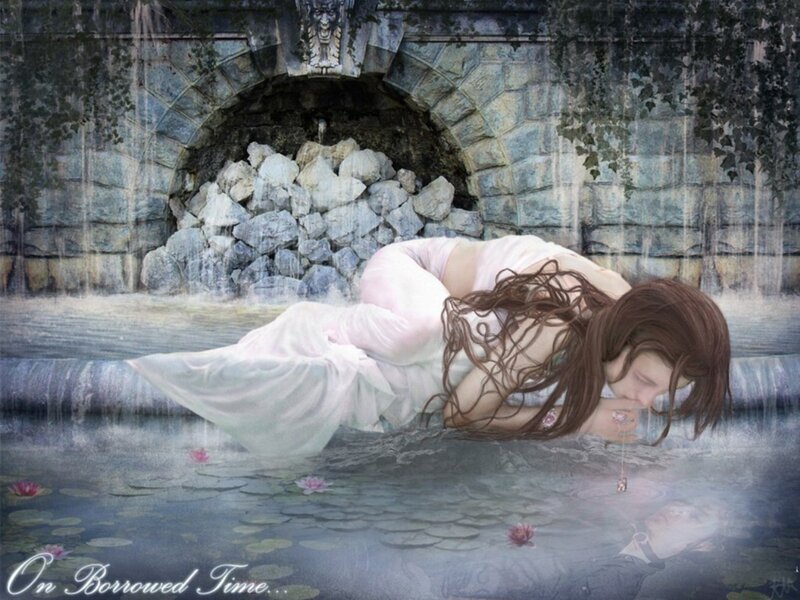 Woman in Water — White