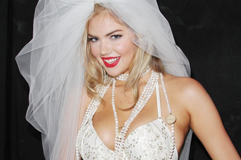 Woman in Wedding Attire — White