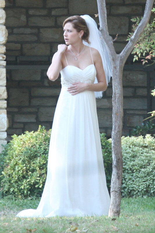 woman in wedding dress