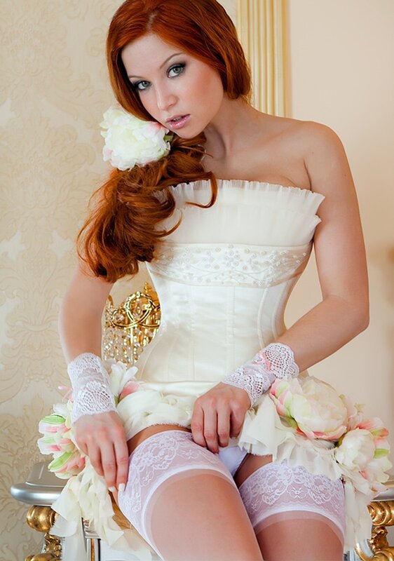 woman in wedding dress