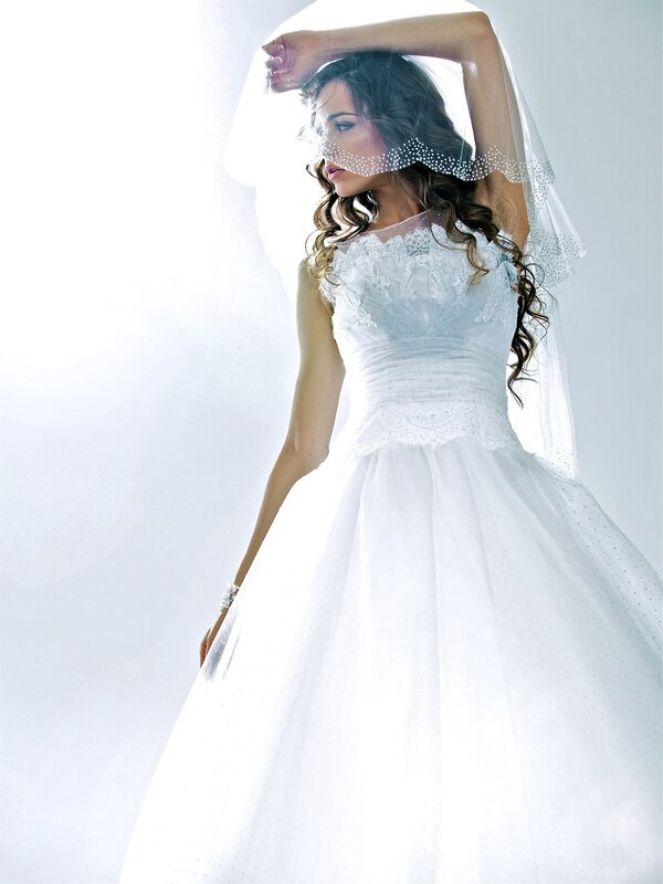 woman in wedding dress