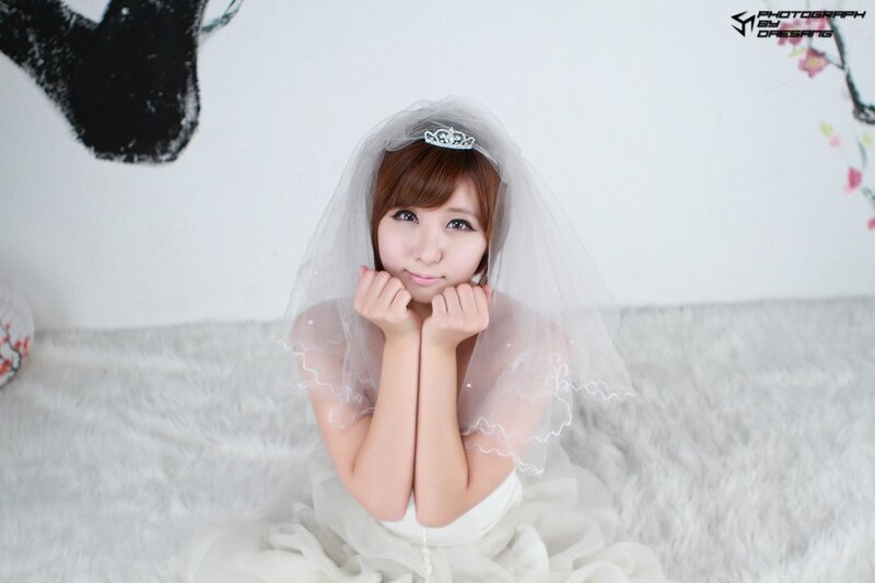 woman in wedding dress