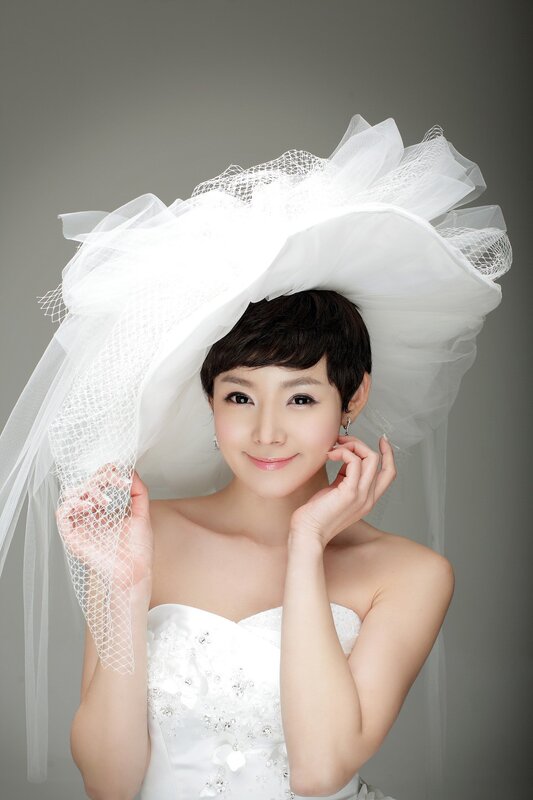 woman in wedding dress