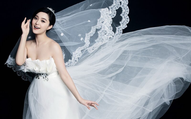 woman in wedding dress
