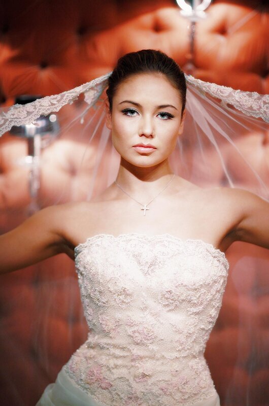 woman in wedding dress
