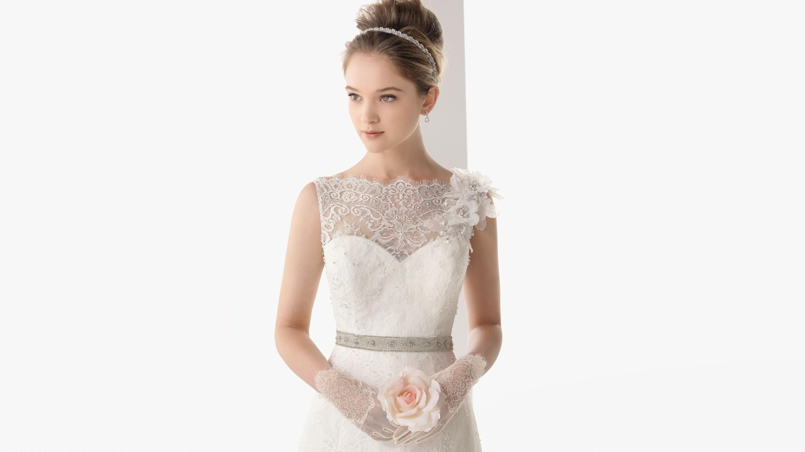 woman in wedding dress