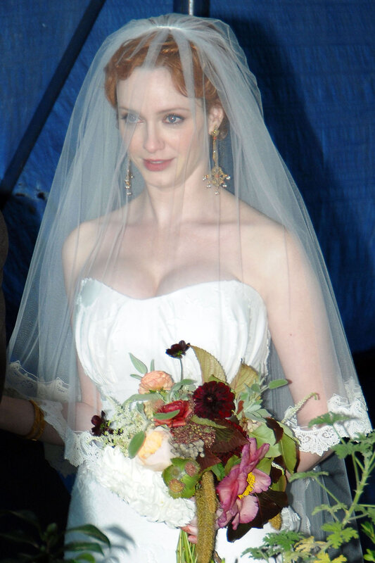 woman in wedding dress