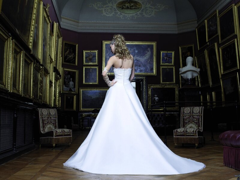 Woman in Wedding Dress — White, Dramatic, Photograph, Paintings