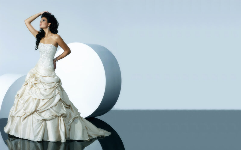 Woman in Wedding Dress — White, Dramatic, Photograph, Sculpture