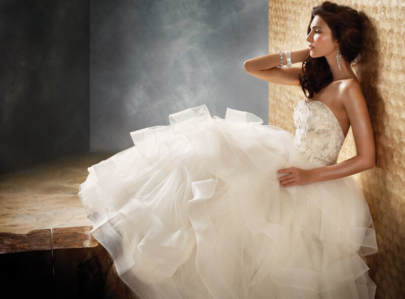 Woman in Wedding Dress — White, Dramatic, Photograph, Wall