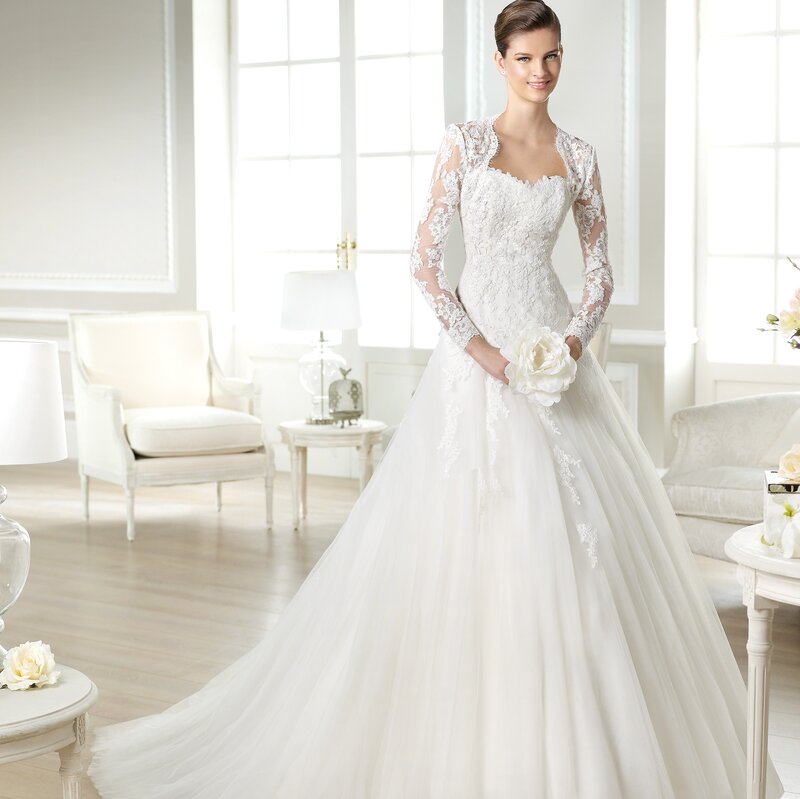 Woman in Wedding Dress — White, Serene, Afternoon, Photograph, Flower Bouquet, Armchair, Lamp
