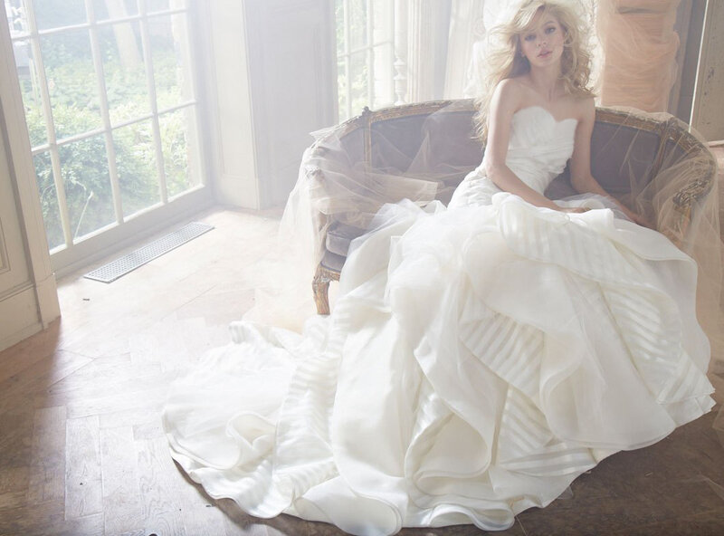 Woman in Wedding Dress — White, Serene, Morning