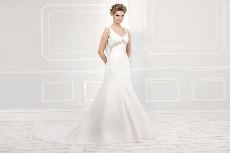 Woman in Wedding Dress — White, Serene, Photograph, Wall, Floor