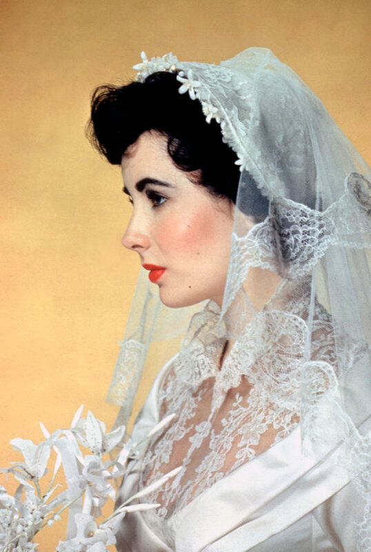 woman in wedding veil