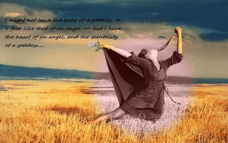 Woman in Wheat Field — Yellow, Dramatic, Sunset