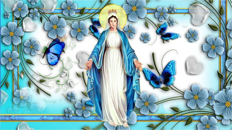Woman in White and Blue — Serene