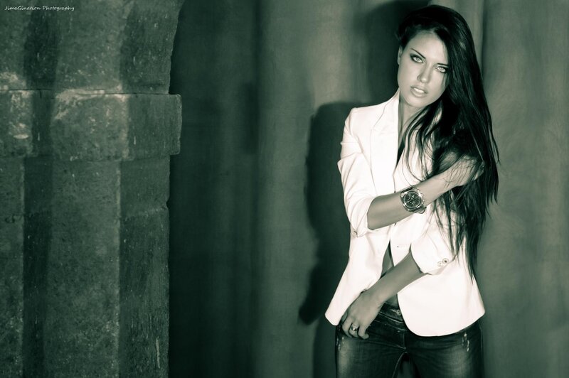 woman in white blazer