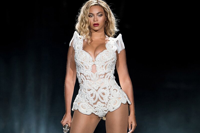 Woman in White Bodysuit — Dramatic, Night