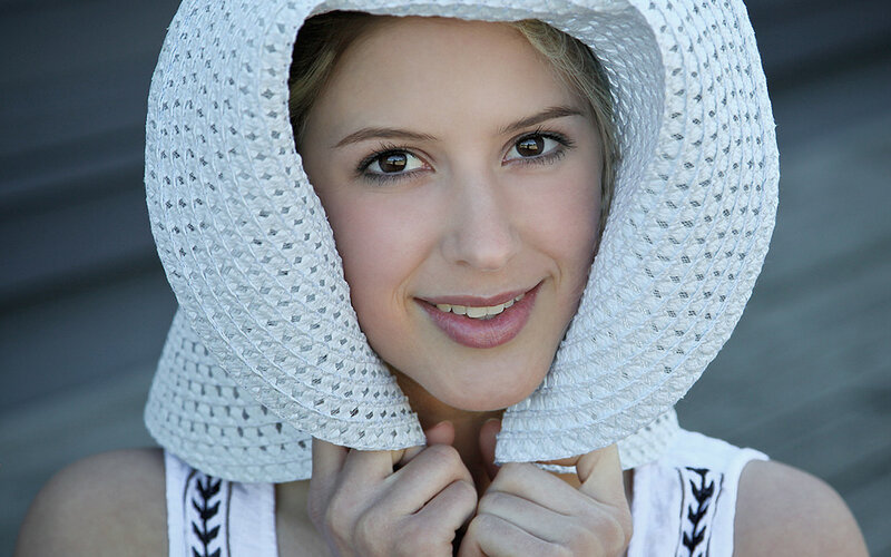 Woman in White Bonnet