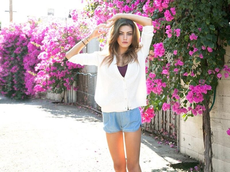 Woman in White Cardigan — Bright