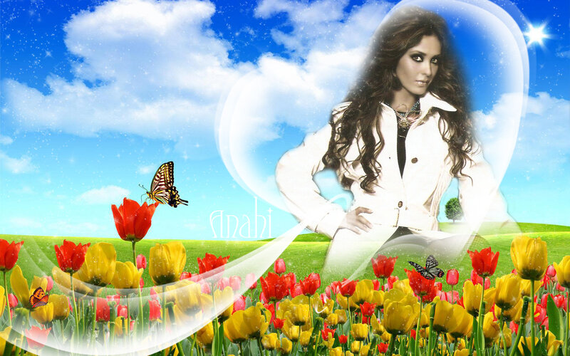 Woman in White Coat — Blue