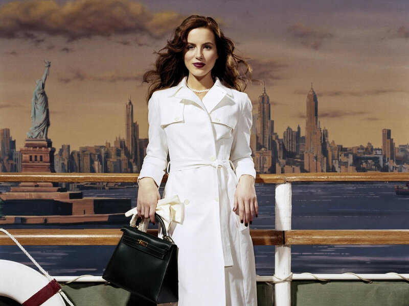 Woman in White Coat — Confident
