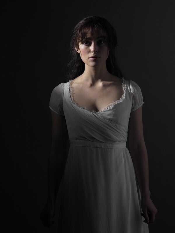 woman in white dress