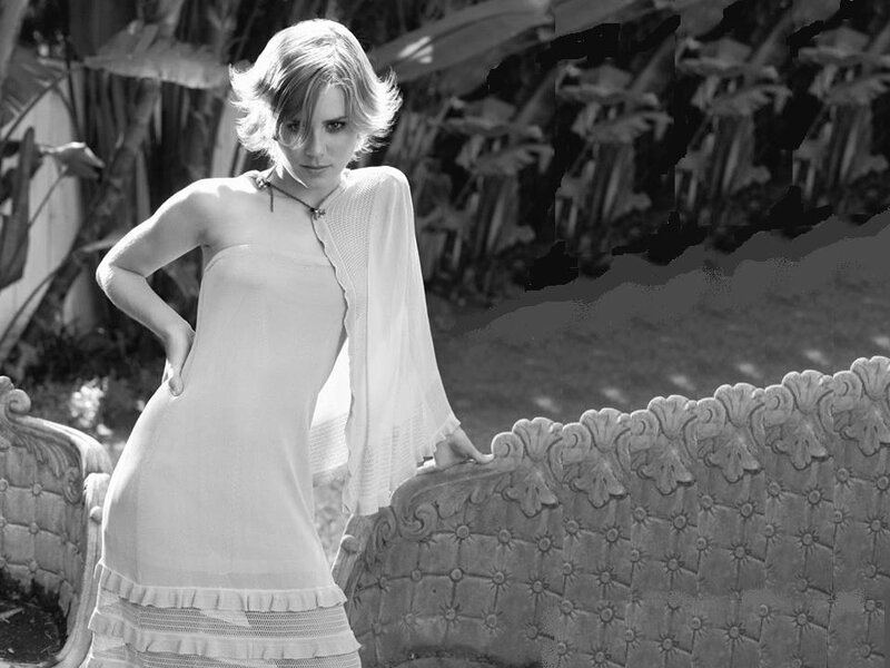Woman in White Dress — Black, Dramatic, Afternoon, Photograph, Bench