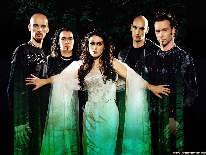 Woman in White Dress — Black, Dramatic, Night, Photograph, Band Members