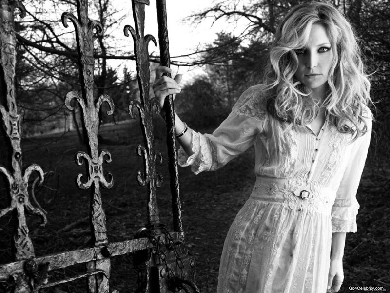 Woman in White Dress — Black, Dramatic, Photograph, Iron Gate
