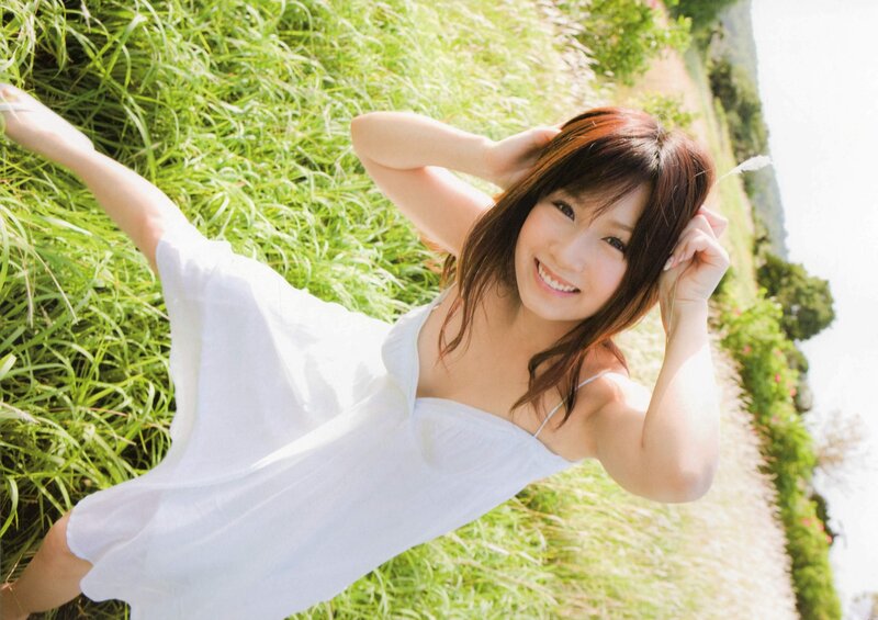 Woman in White Dress — Bright, Afternoon, Photograph, Grass