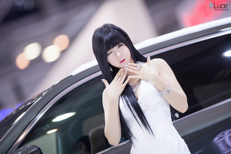 Woman in White Dress — Calm, Photograph, Car, Jewelry