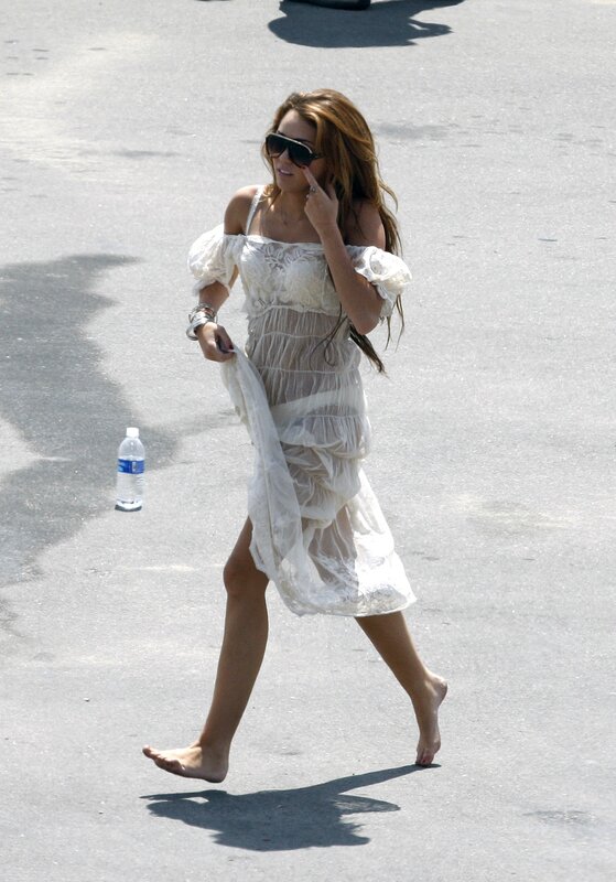 Woman in White Dress — Casual, Afternoon, Photograph, Sunglasses, Water Bottle